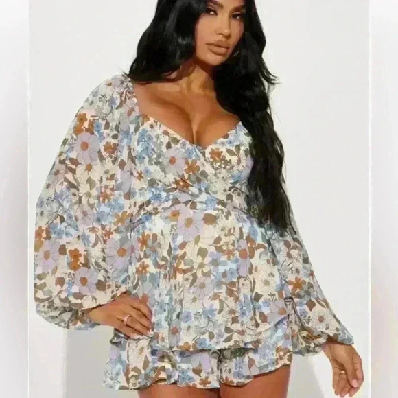 FLORAL DREAMS ROMPER - Picture 2 of 3